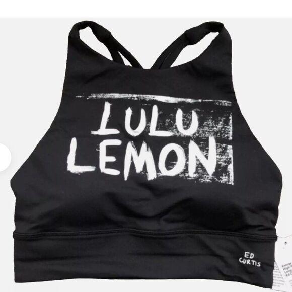 LULULEMON ENERGY BRA HIGH-NECK LONGLINE Size 6 ED CURTIS COLLECTORS SIZE 6 NWT - Picture 5 of 6